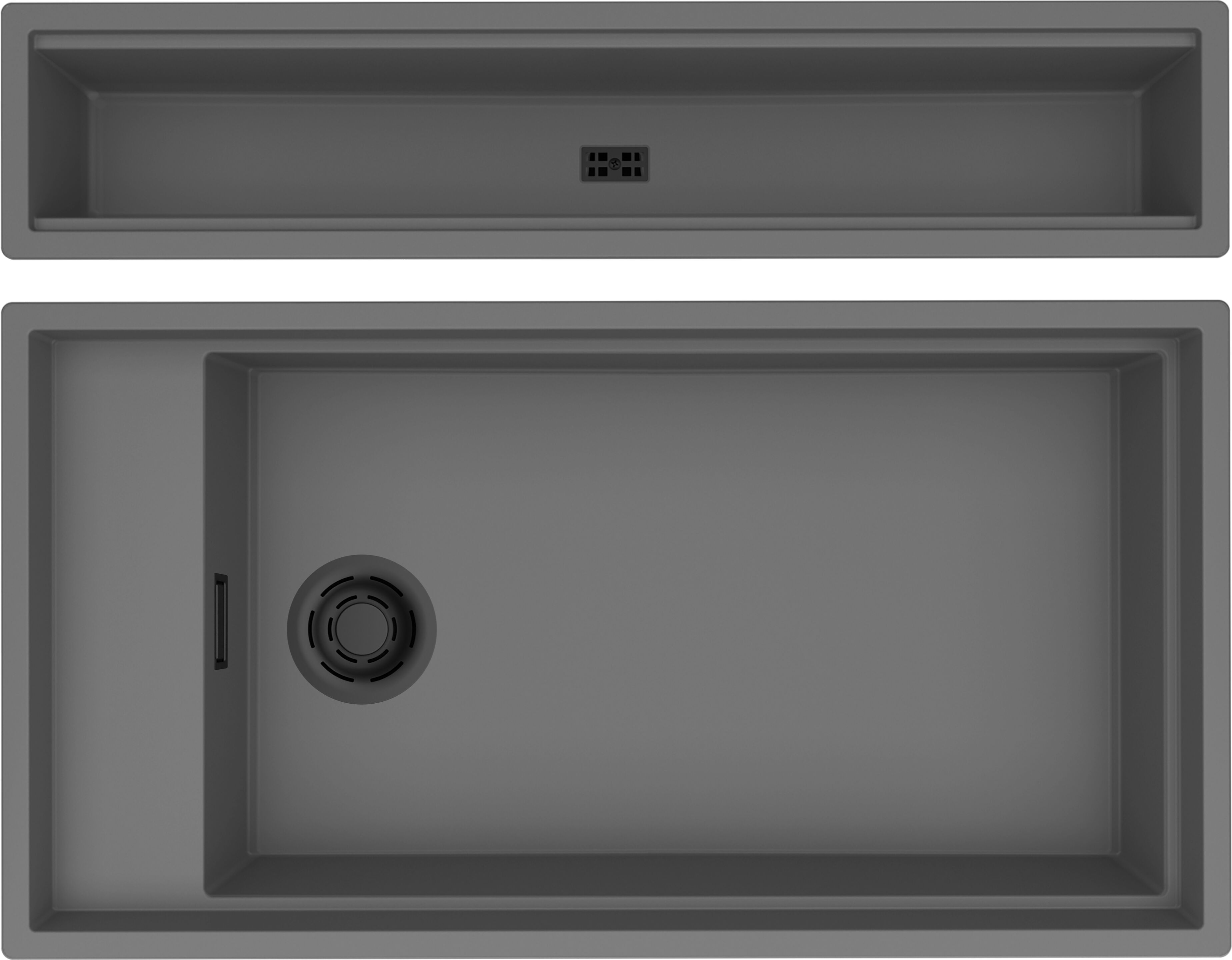 Раковина с одной чашей в Кератеке Elleci элитная кухня ARCH-00022898 - Вид №11