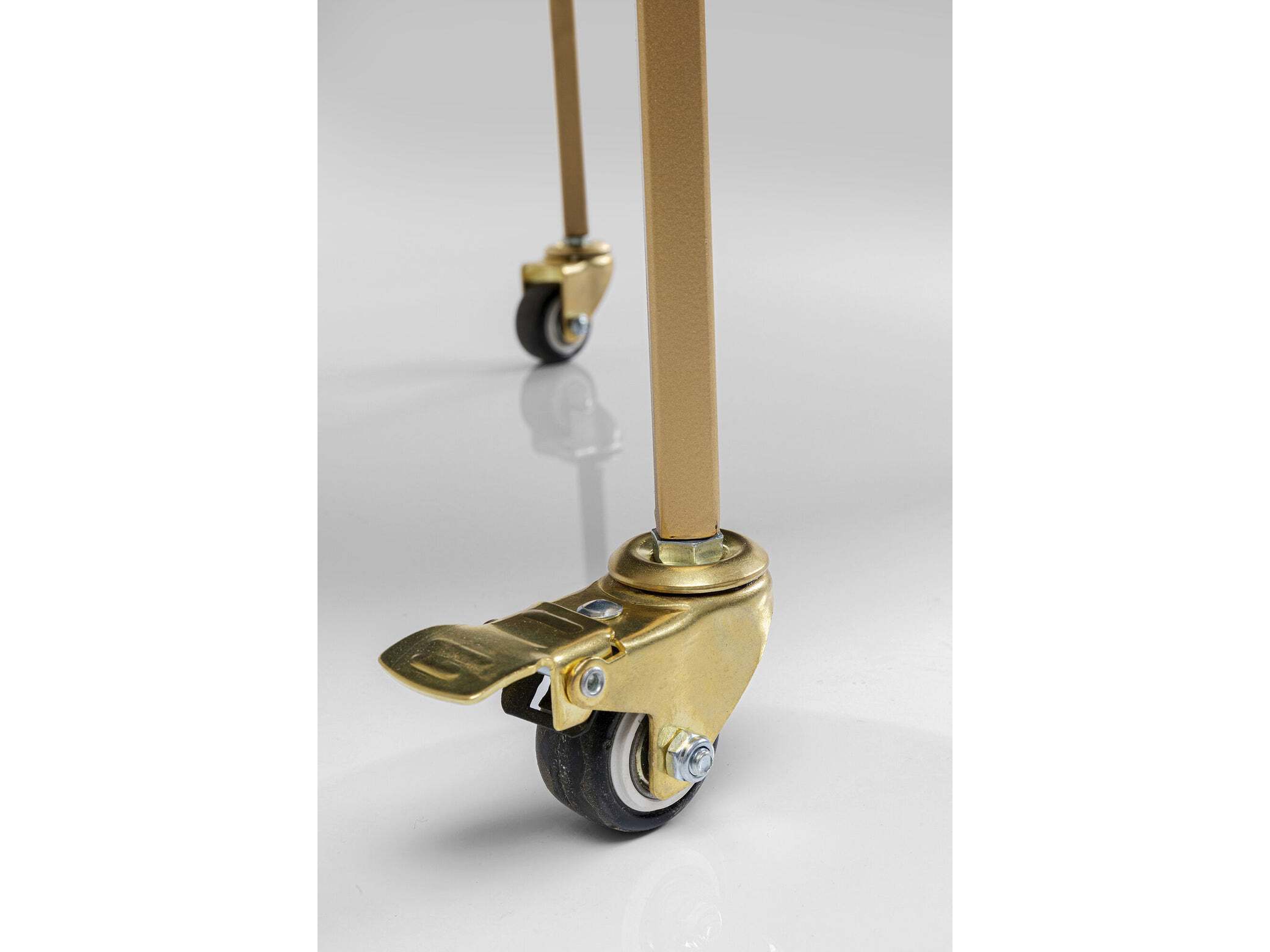 Стальная и стеклянная барная тележка KARE Design EMILIA ARCH-00131702 - Вид №2