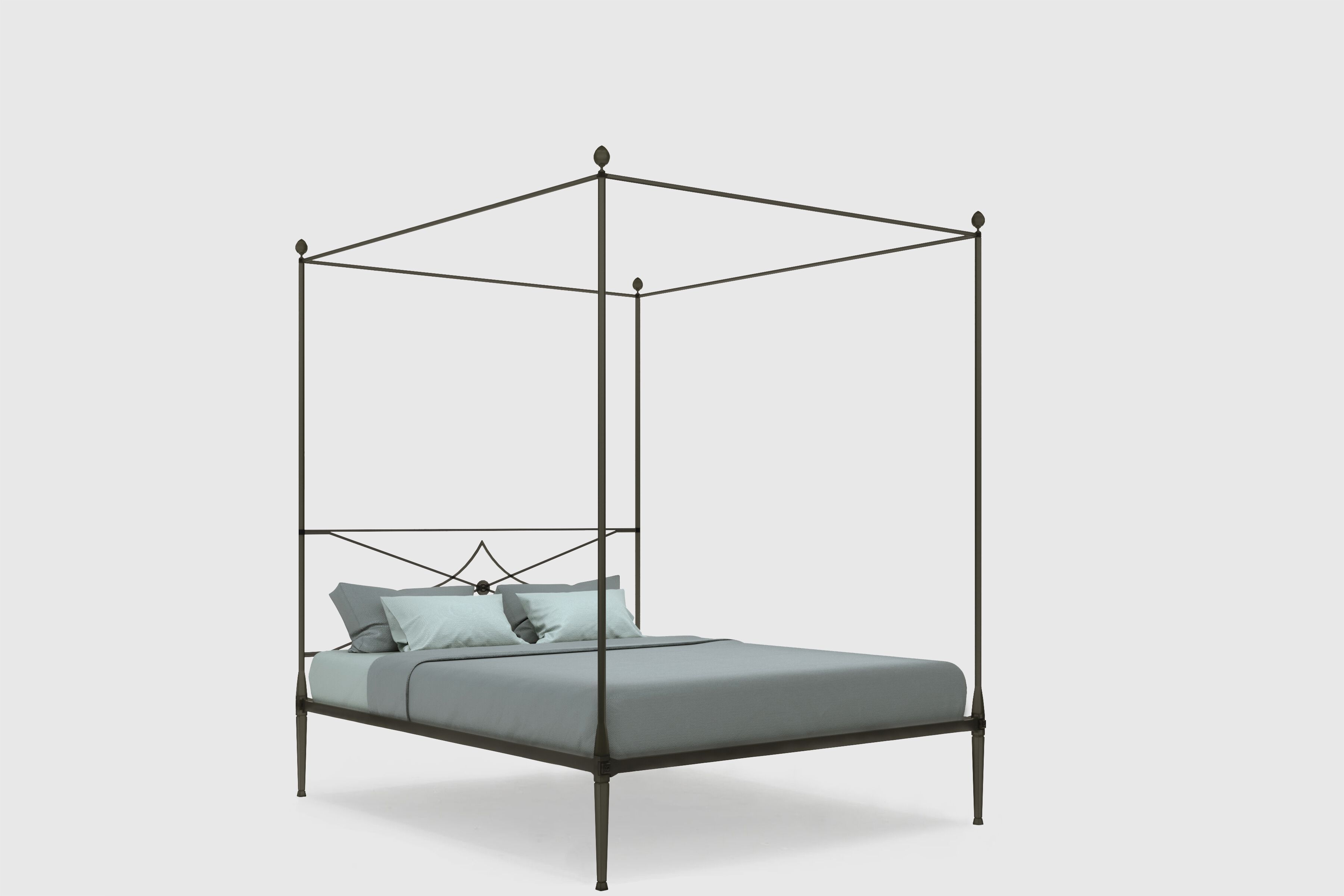Двуспальная кровать из кованого железа с балдахином Lispi BALDO ARCH-00136565 - Вид №3