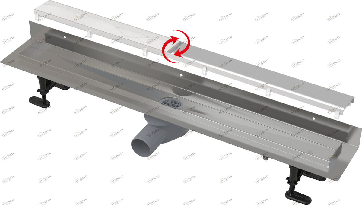 Водоотводящий желоб ALCAPLAST APZ13MODULAR