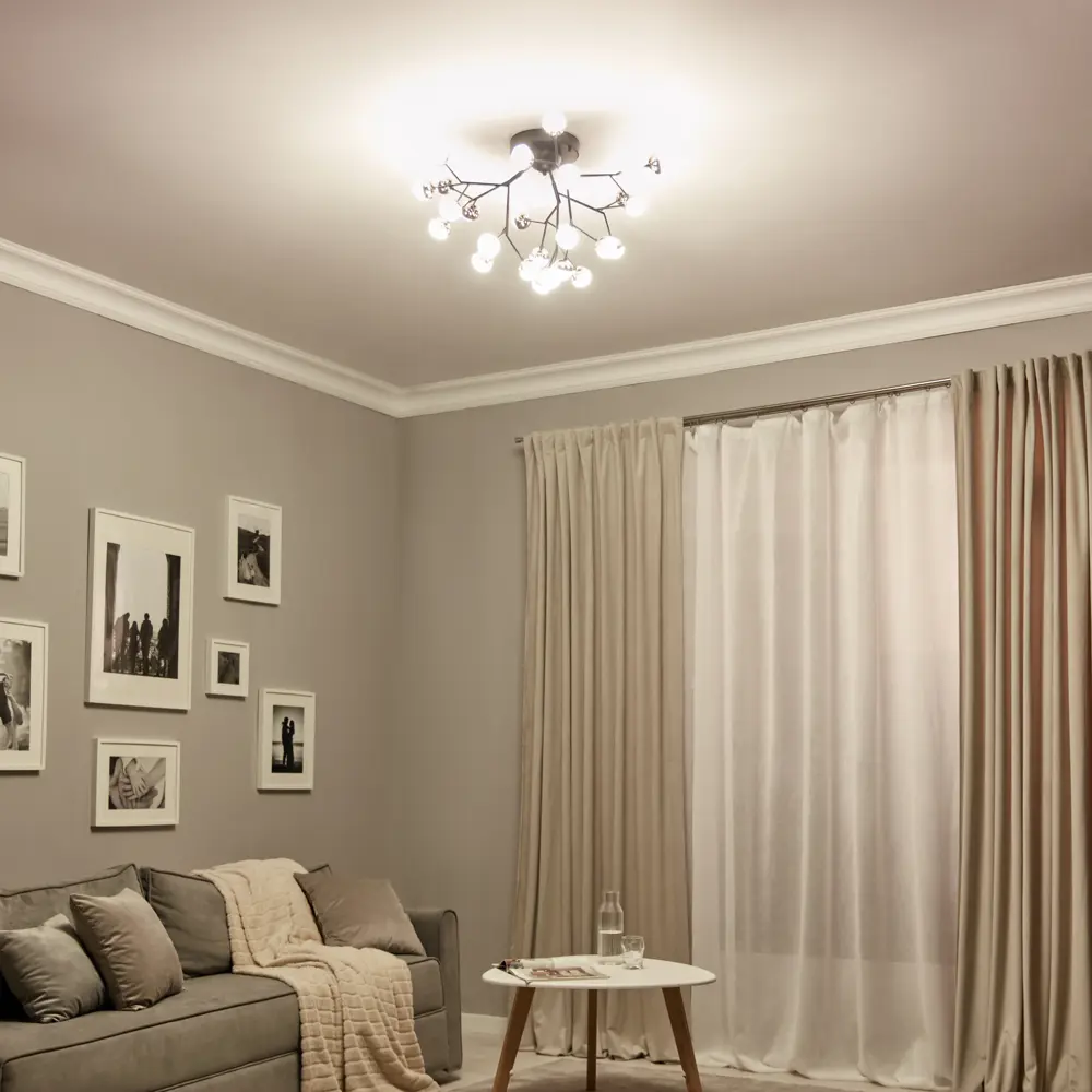 Люстра Freya FR5149PL-27G — элегантное черно-белое освещение для гостиной 89168212 STLM-0079412 - Вид №11