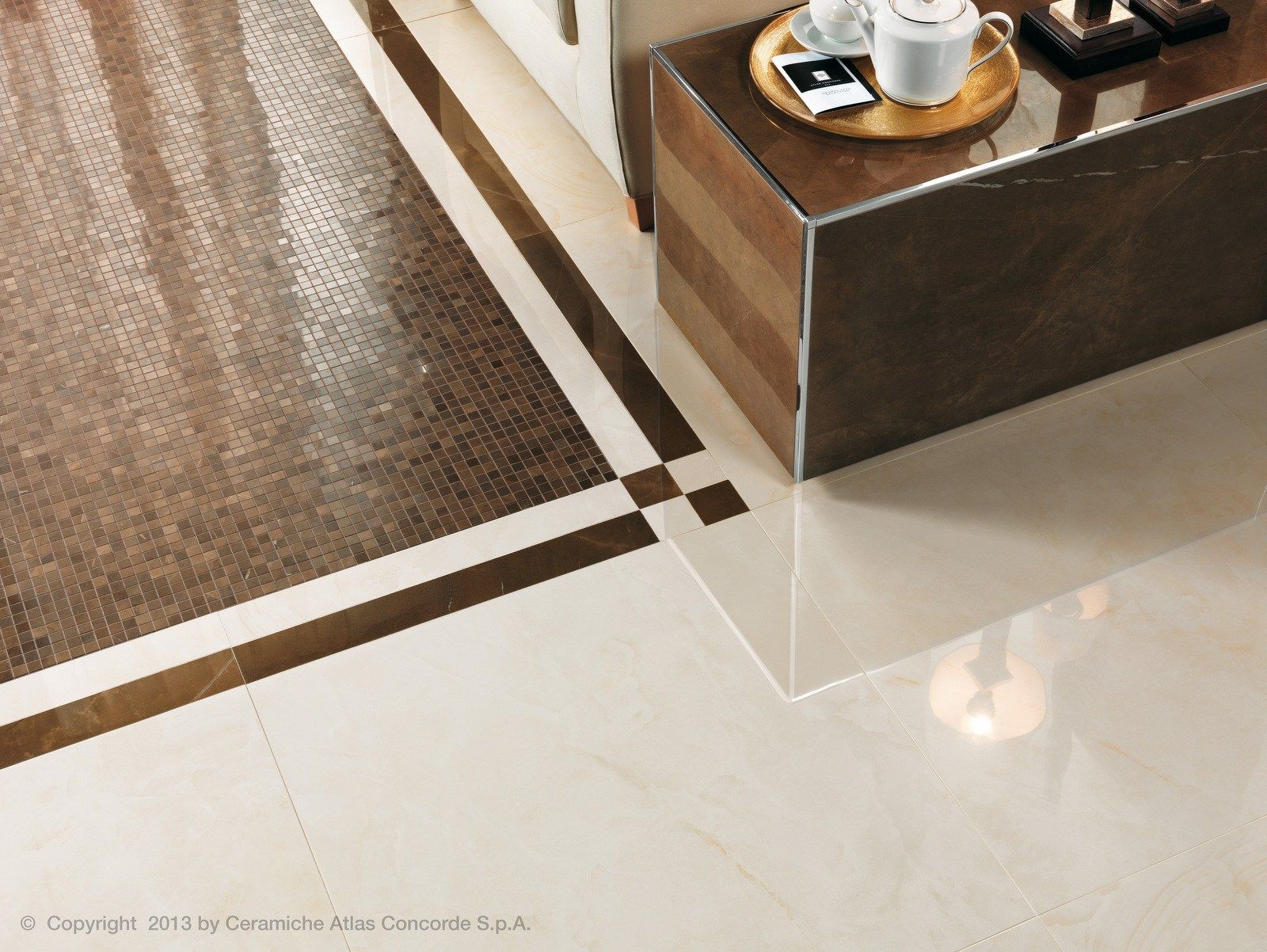 Пол из керамогранита с мраморным эффектом Atlas Concorde ARCH-00139061 - Вид №5