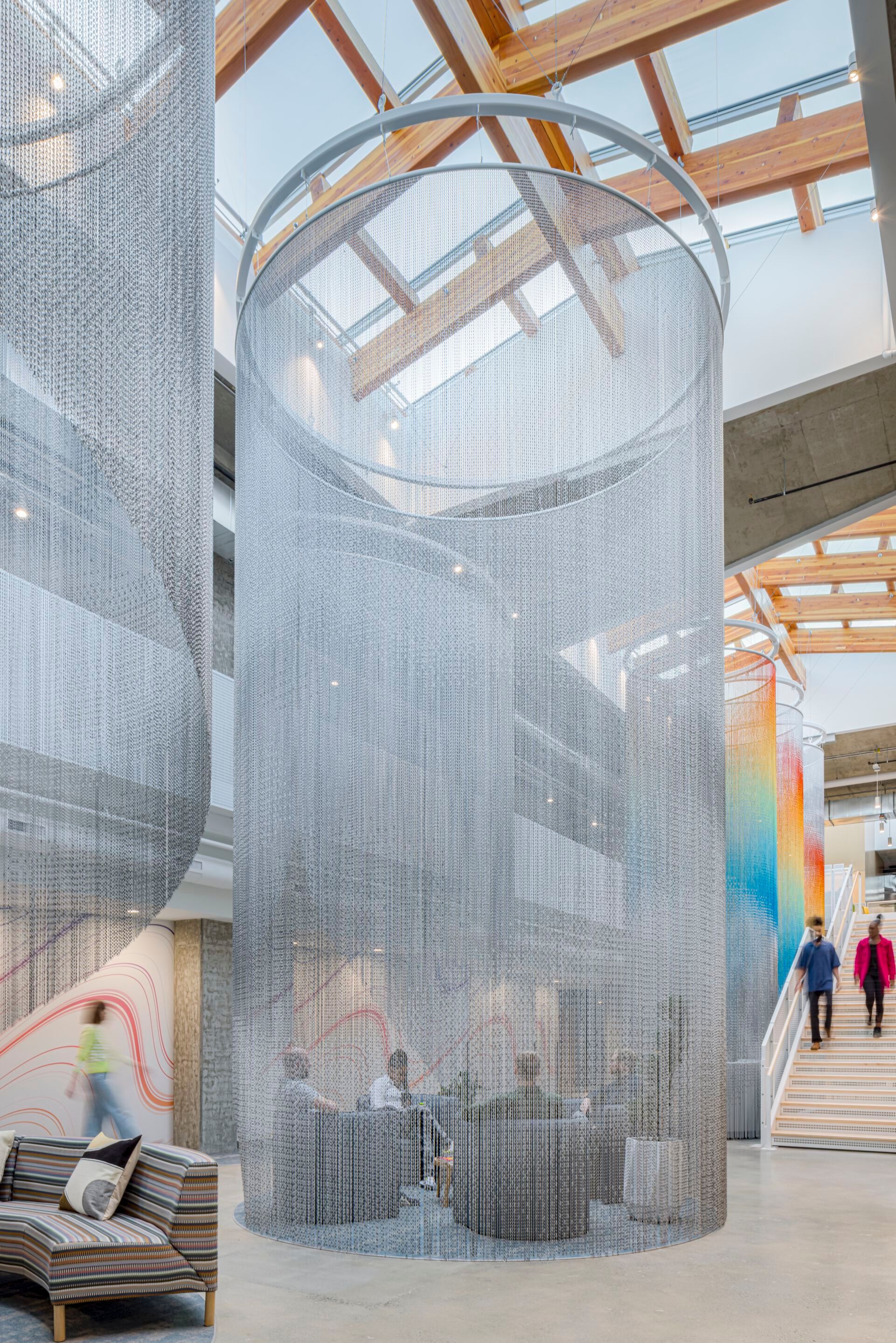 Алюминиевая проволочная палатка Kriskadecor SPACE DIVIDER - CORPORATE OFFICE ARCH-00069512 - Вид №2