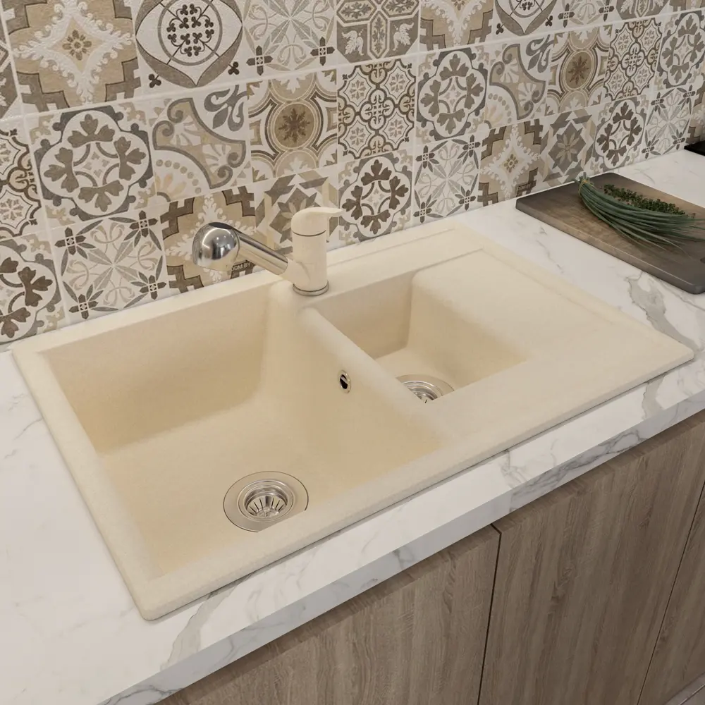 Мойка Dr.Gans Астра: мраморная элегантность для современной кухни 83514872 STLM-1576818