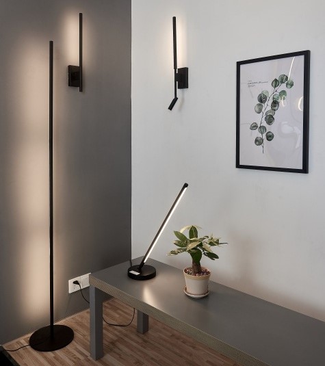 084978 Настенный светильник черный Mantra Torch  - Вид №3