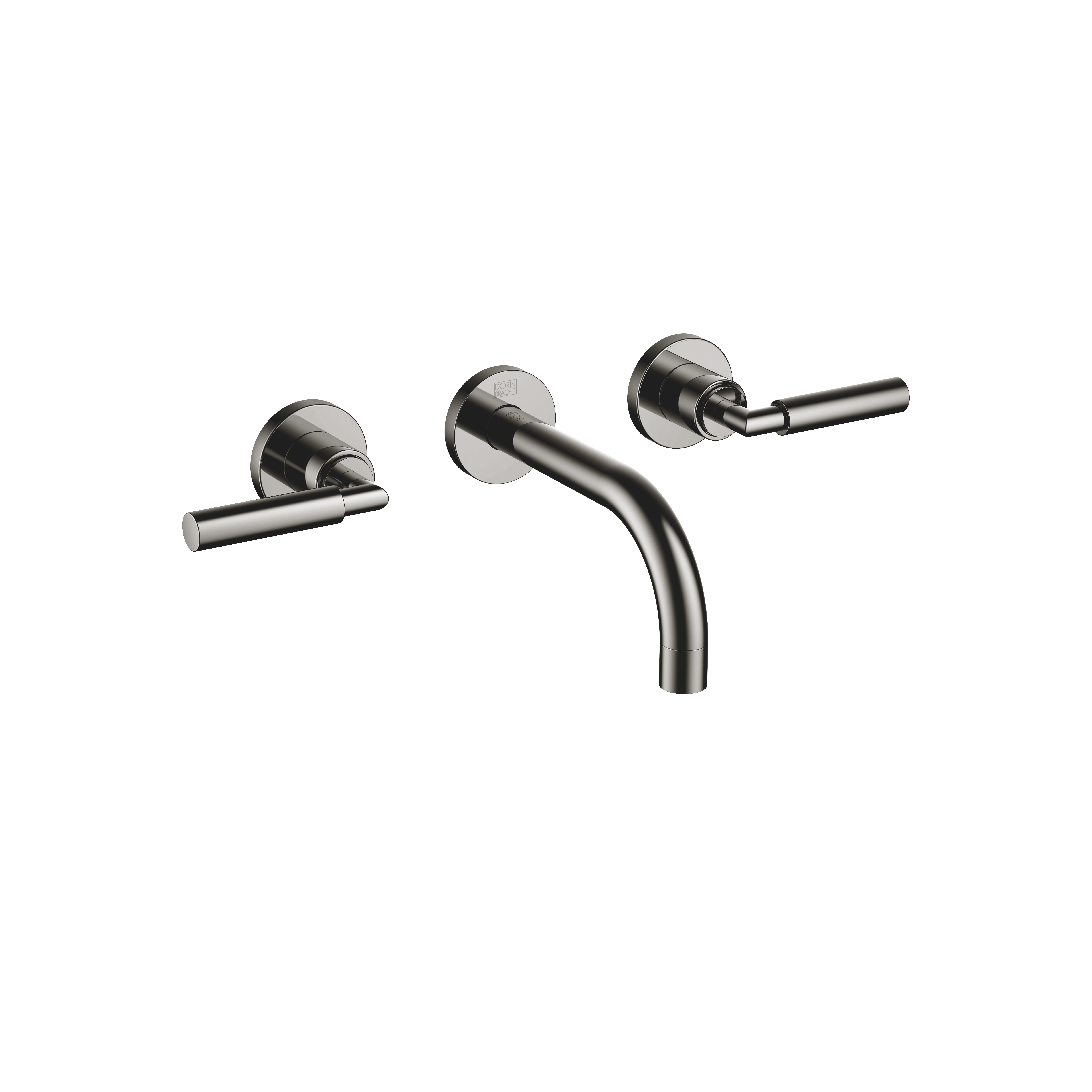 ТАРА Смеситель для раковины настенный без донного клапана - Темный Хром DornBracht Tara 36707882-19