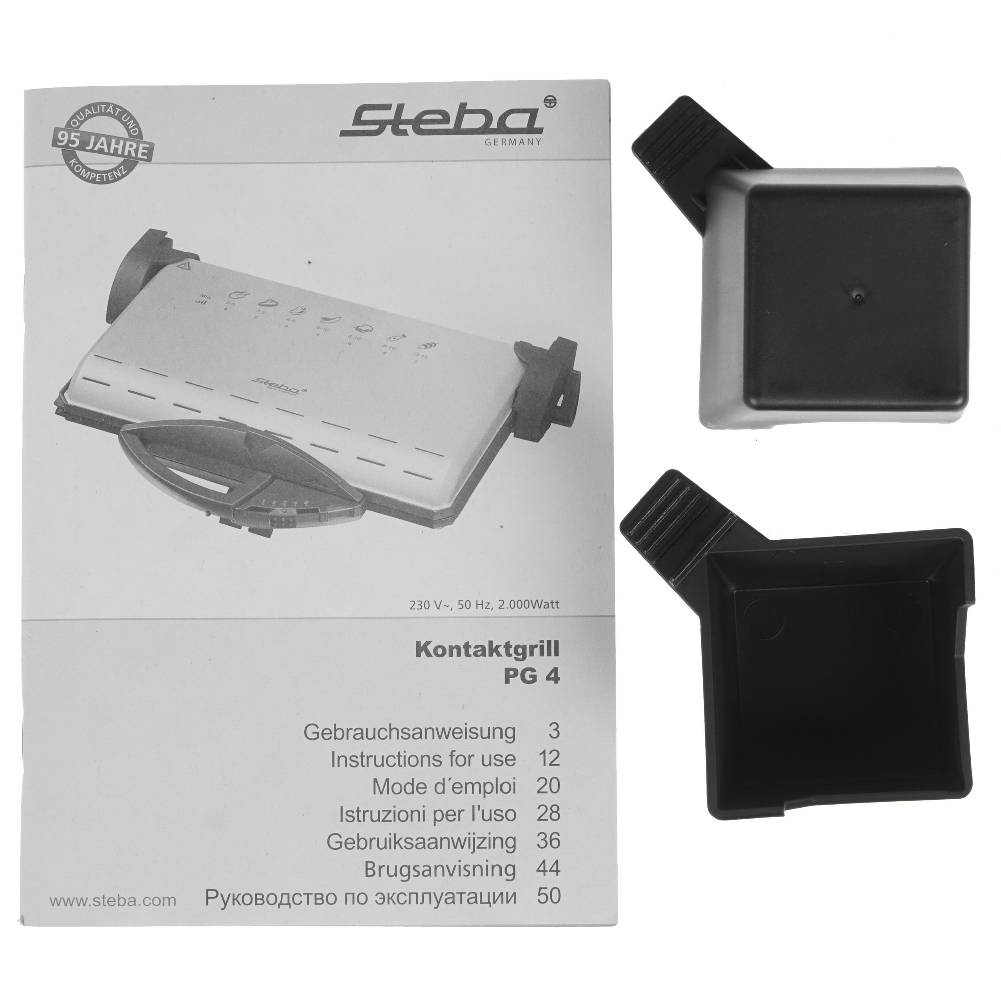 1218016 Гриль Steba PG 4.4 Euro серебристый STDN-0037760 - Вид №6