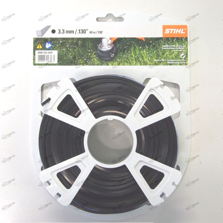 Струна триммерная круглого сечения STIHL 3,3х40м 4590