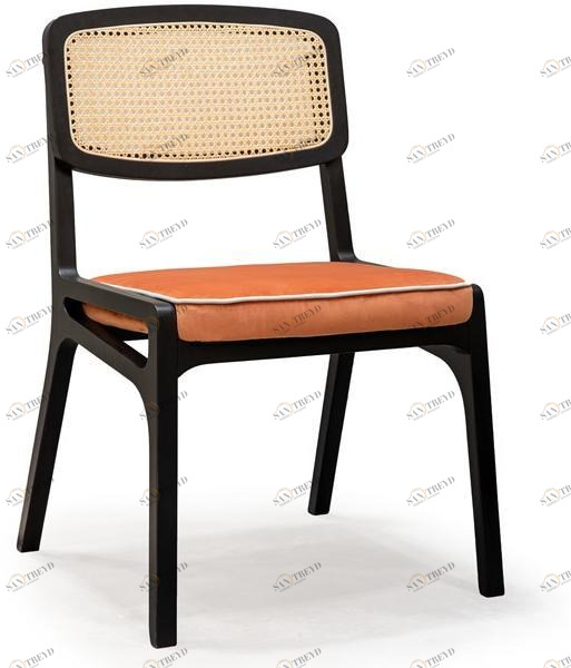 Mambo Unlimited Ideas Стул из массива дерева со встроенной подушкой Karl sun-id-1397050