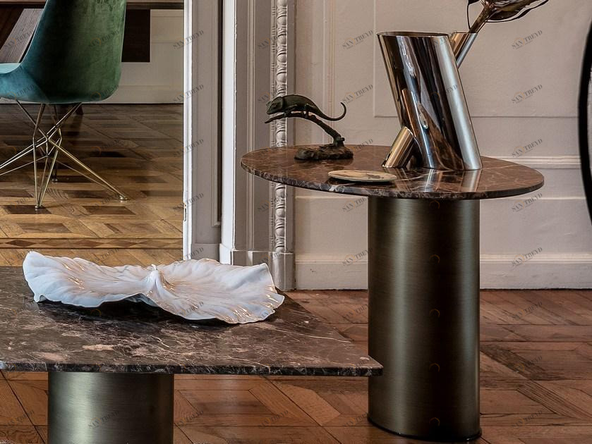 Arketipo Круглый журнальный столик из мрамора sun-id-1512073