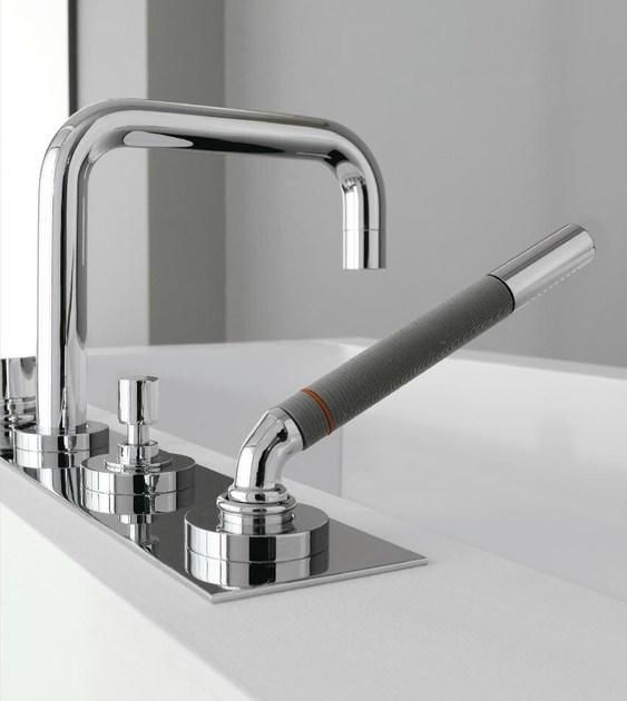 ZAZZERI Набор для ванны, однорычажный, с ручным душем, 4 отверстия Modo sun-id-1456040 - Вид №1