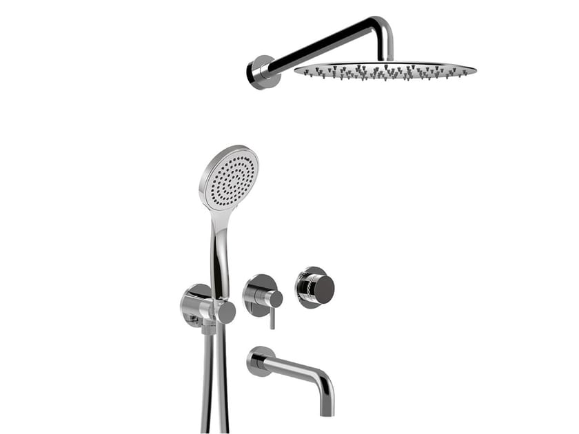 Встраиваемый смеситель для ванны с ручным душем Rubinetteria Giulini MyRing Deluxe ARCH-00029777