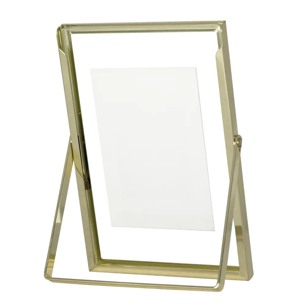 Рамка без паспарту Мирам 10x15 см цвет золотой STLM-2141054 - Вид №1