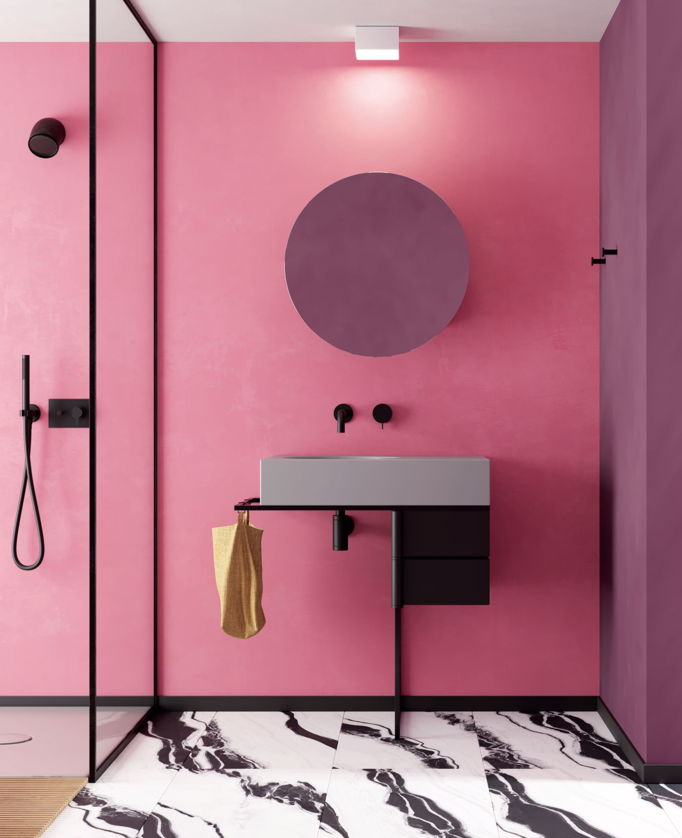 Керамическая консольная раковина с ящиками Galassia R70 ARCH-00038473 - Вид №2