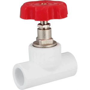 Вентиль запорный Valfex PN20 20x20 мм ручка маховик полипропилен