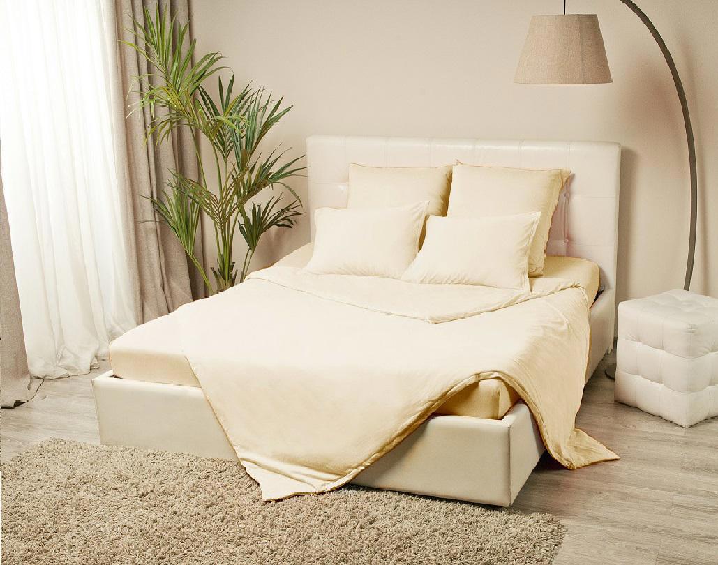 90311144 Пододеяльник EPT-15/пудра, 205x140 см, хлопок, цвет песочный Tencel STLM-0178251 EDELSON