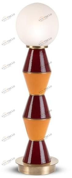 MARIONI Керамическая светодиодная настольная лампа Palm 02967m