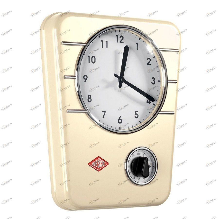Часы кухонные Classic Line, кремовые Wesco 32240123