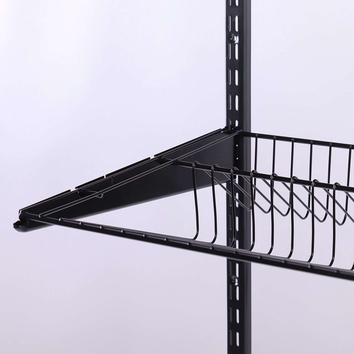 Полка сетчатая для обуви , 603x404 мм, чёрный LJPS0496 Public Steel Россия  - Вид №3