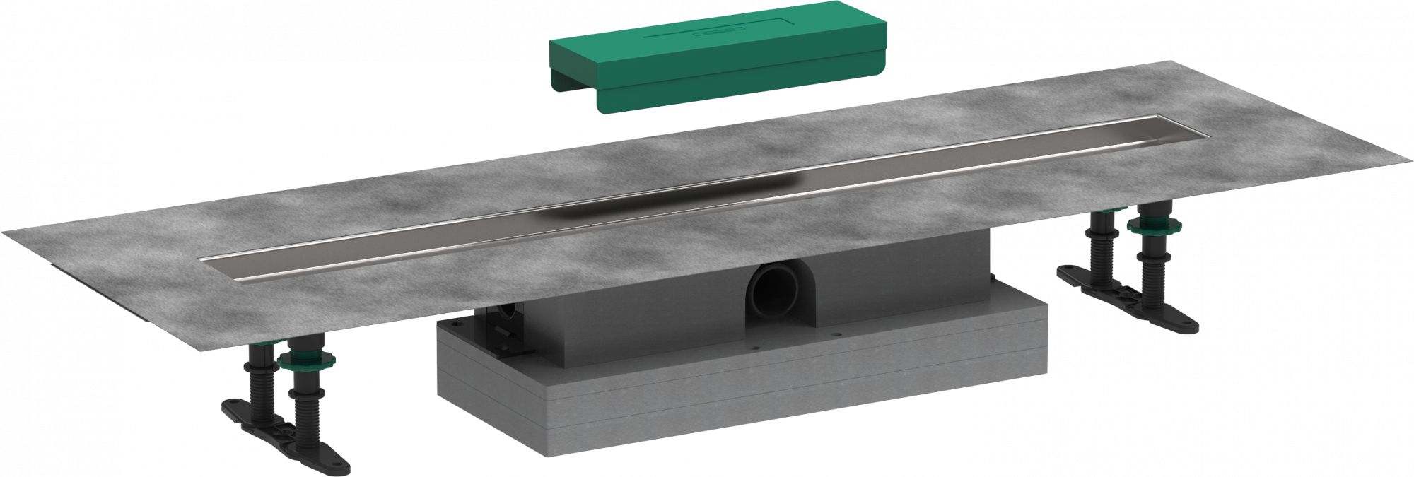 56018180 uBox universal Комплект для плоского монтажа - 800 для отделочных комплектов душевых желобов Hansgrohe 