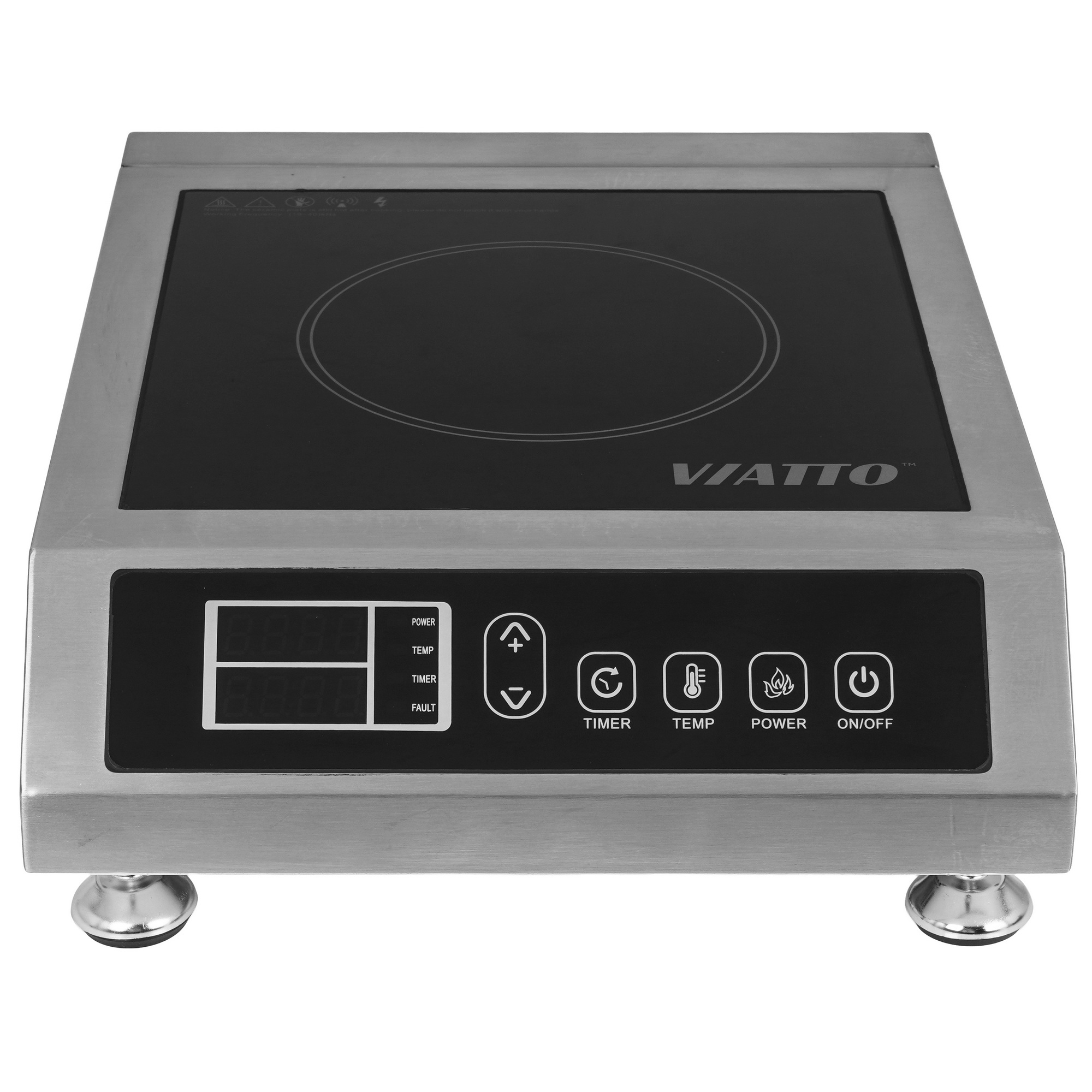 9909609 Плита компактная электрическая VIATTO VA‑IC3540PRO серебристый STDN-0074574 - Вид №1