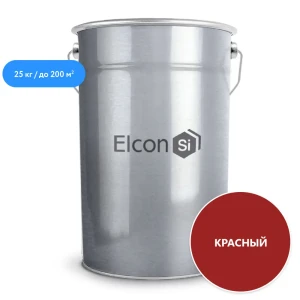 91106801 Грунт-эмаль по ржавчине 3 в 1 Elcon 00-00461538 цвет красный 25 кг STLM-1508904