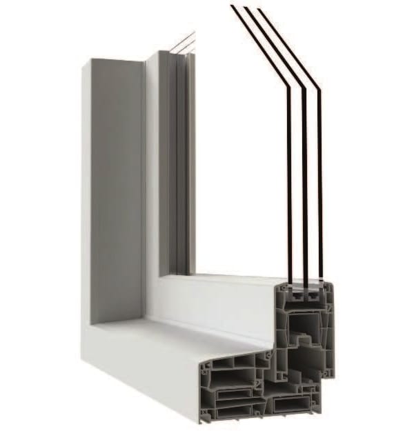 Раздвижное окно из ПВХ с тройным остеклением Schulz Italia ART SLIDING ARCH-00032195 - Вид №1