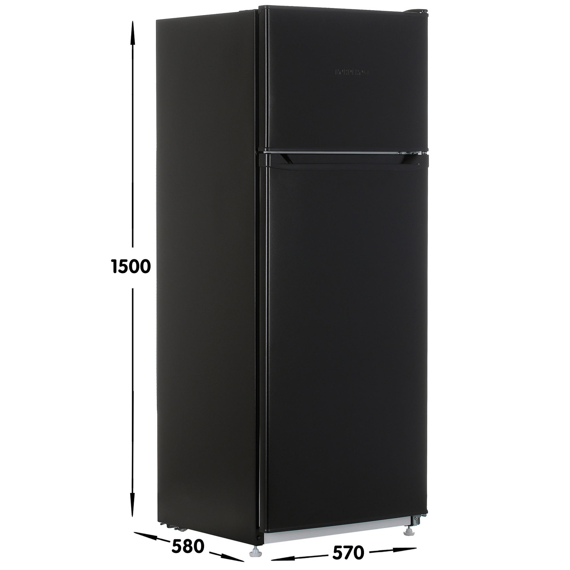 5351598 Холодильник с морозильником   Nordfrost NRT 141 232 черный STDN-0074400 - Вид №6