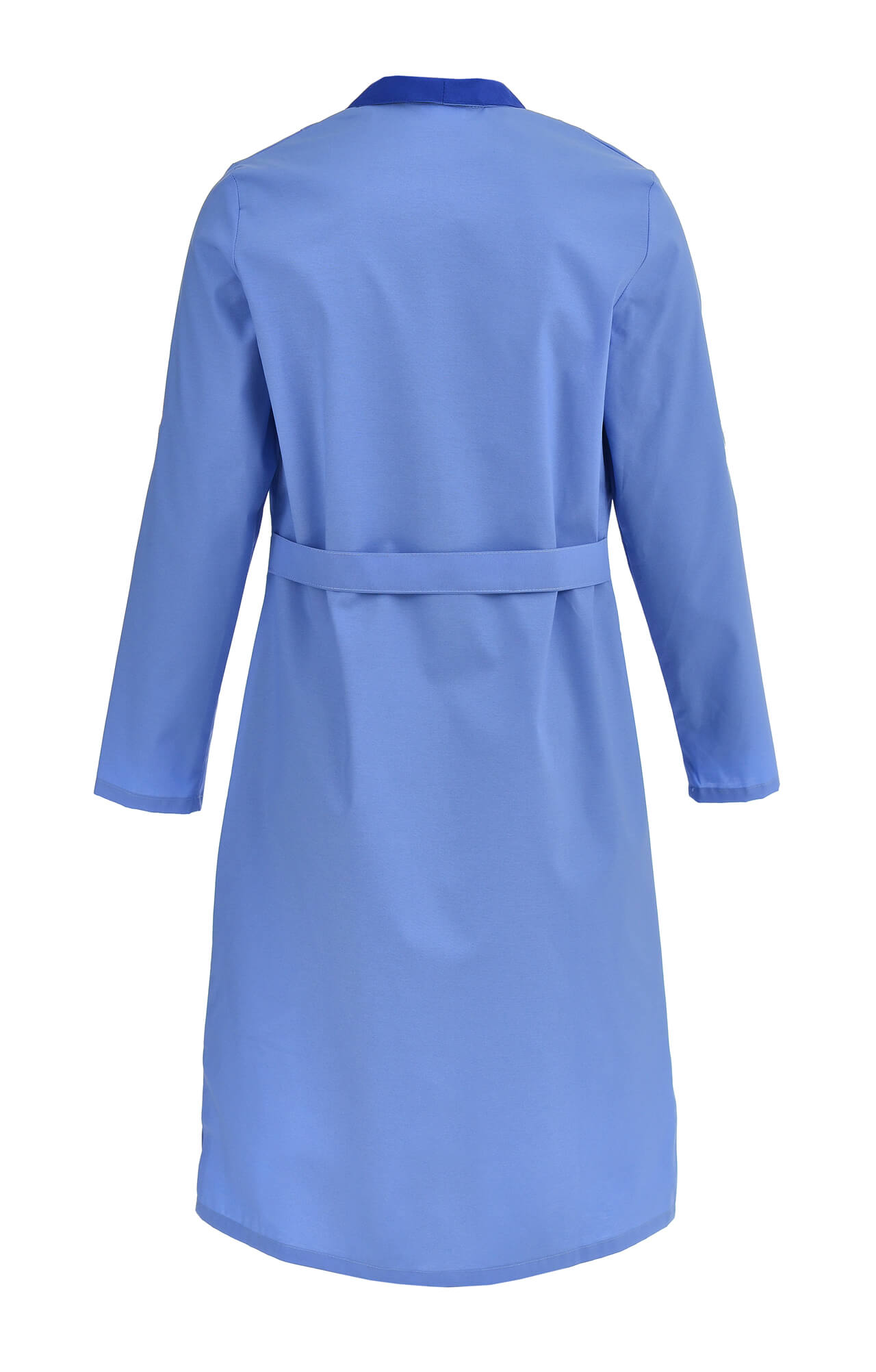 61730 Халат "Радуга" длинный рукав голубой  Одежда для обслуживающего персонала  размер 44 Спецодежда  - Вид №3