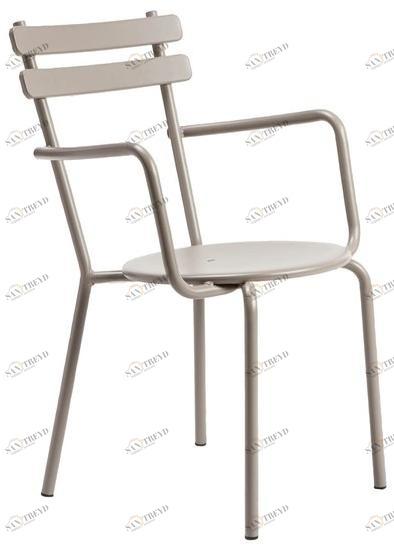 Vermobil Металлический садовый стул с подлокотниками Grace Gr300