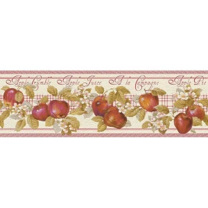 Бордюр виниловый 0,17х5 м, яблоко, красный, Ra 824605 13738135 STLM-2115522