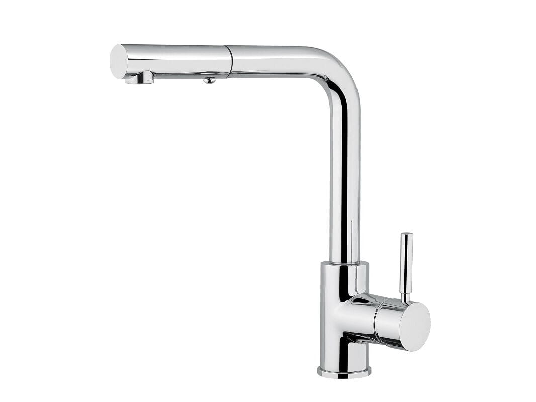 Смеситель для кухни из хромированной латуни со съемным ручным душем Bugnatese Kobuk ARCH-00046320 - Вид №1