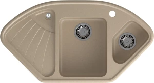 Кухонная мойка Искусственный камень CORNER S01 GranFest