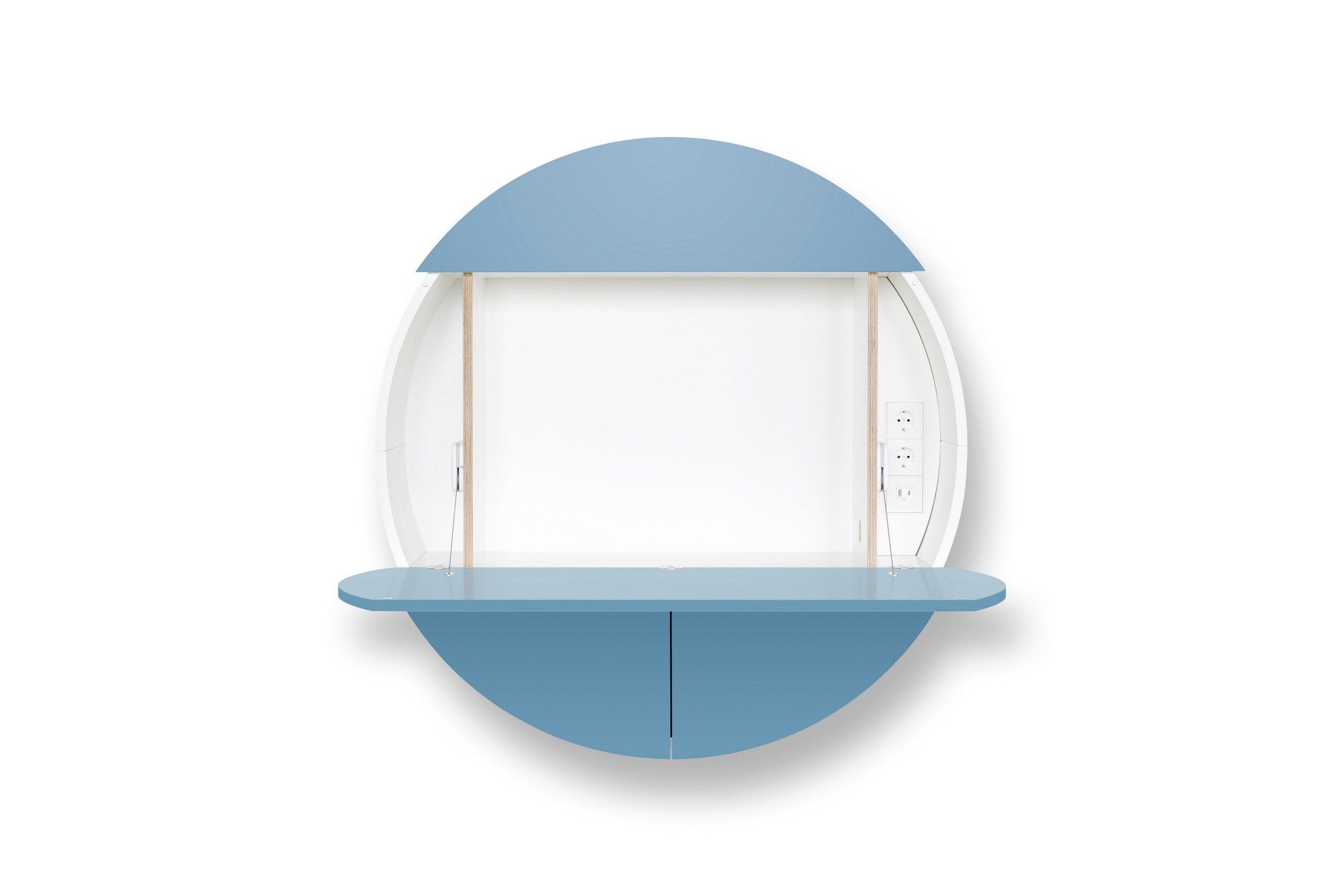 Деревянный подвесной письменный стол для ПК с откидными дверцами EMKO PILL EXTRA ARCH-00125892 - Вид №17