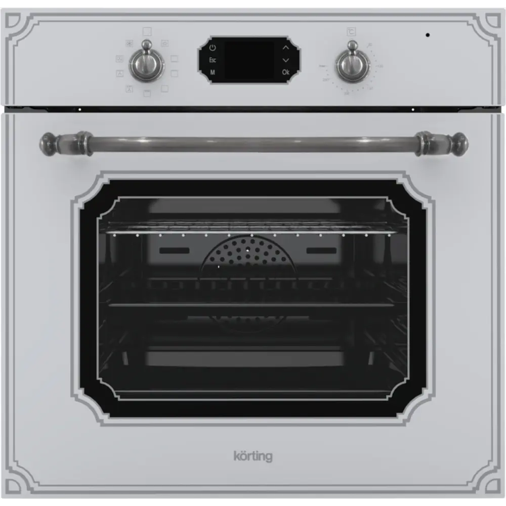 90208006 Духовой шкаф 59.5x58x59.5 см KORTING цвет белый, OKB 4911 CRGW STLM-0132890