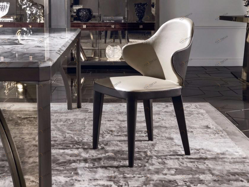 Longhi Мягкое кожаное кресло с подлокотниками Loveluxe U 120