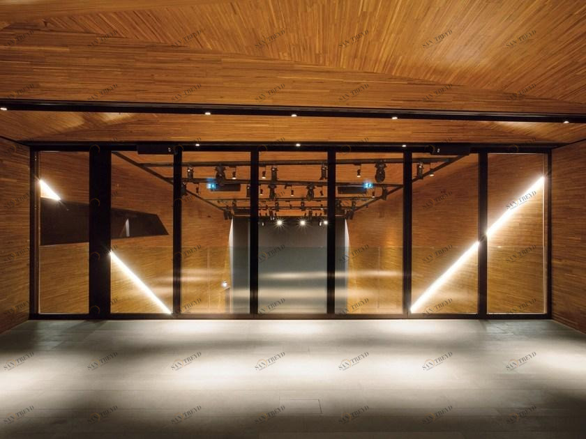 ANAUNIA Маневренная звукоизоляционная перегородка из алюминия и стекла sun-id-1511726