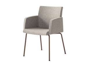 Тканевый стул с подлокотниками