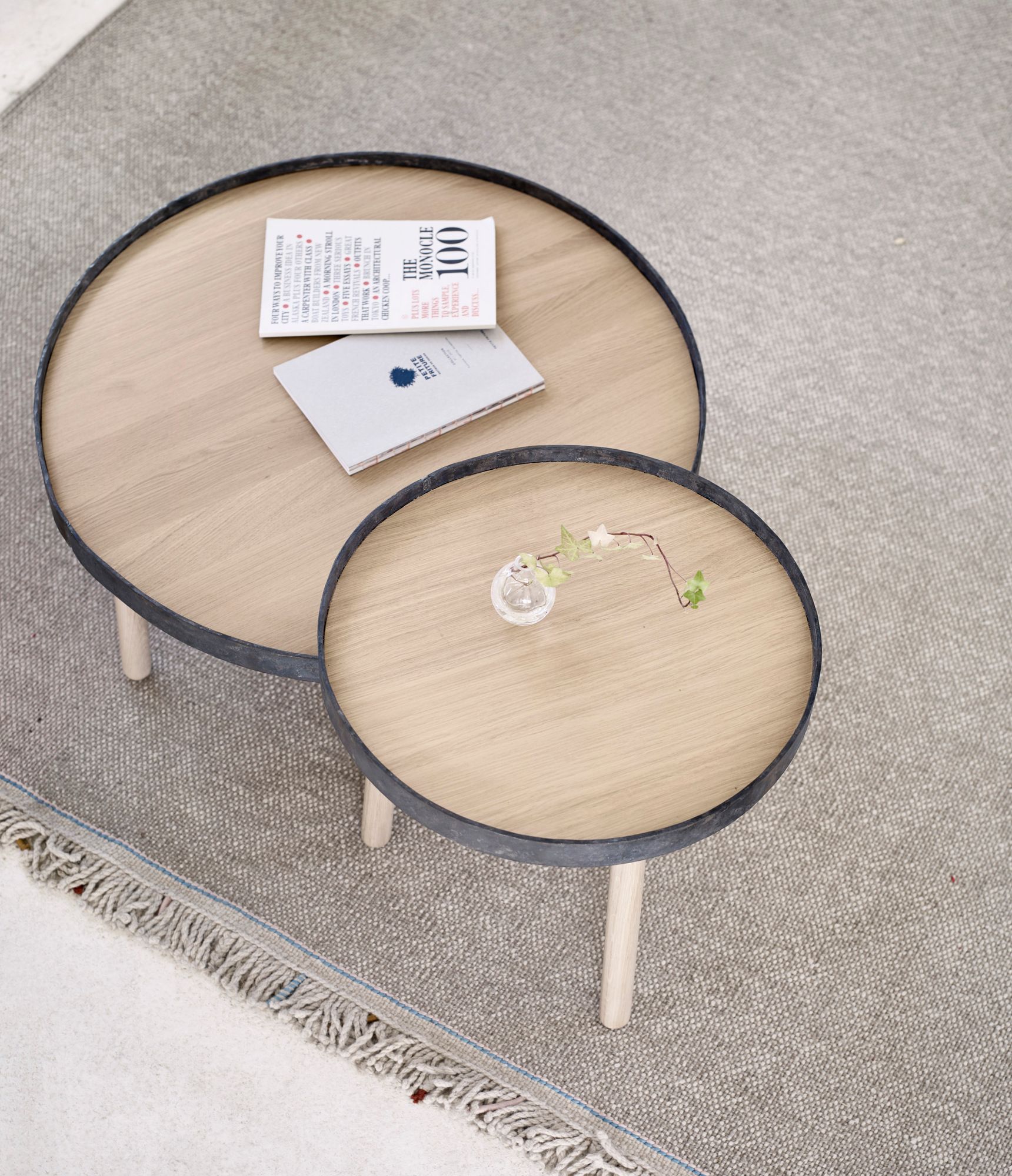 Деревянный круглый журнальный столик ALKI ARCH-00121652 - Вид №2