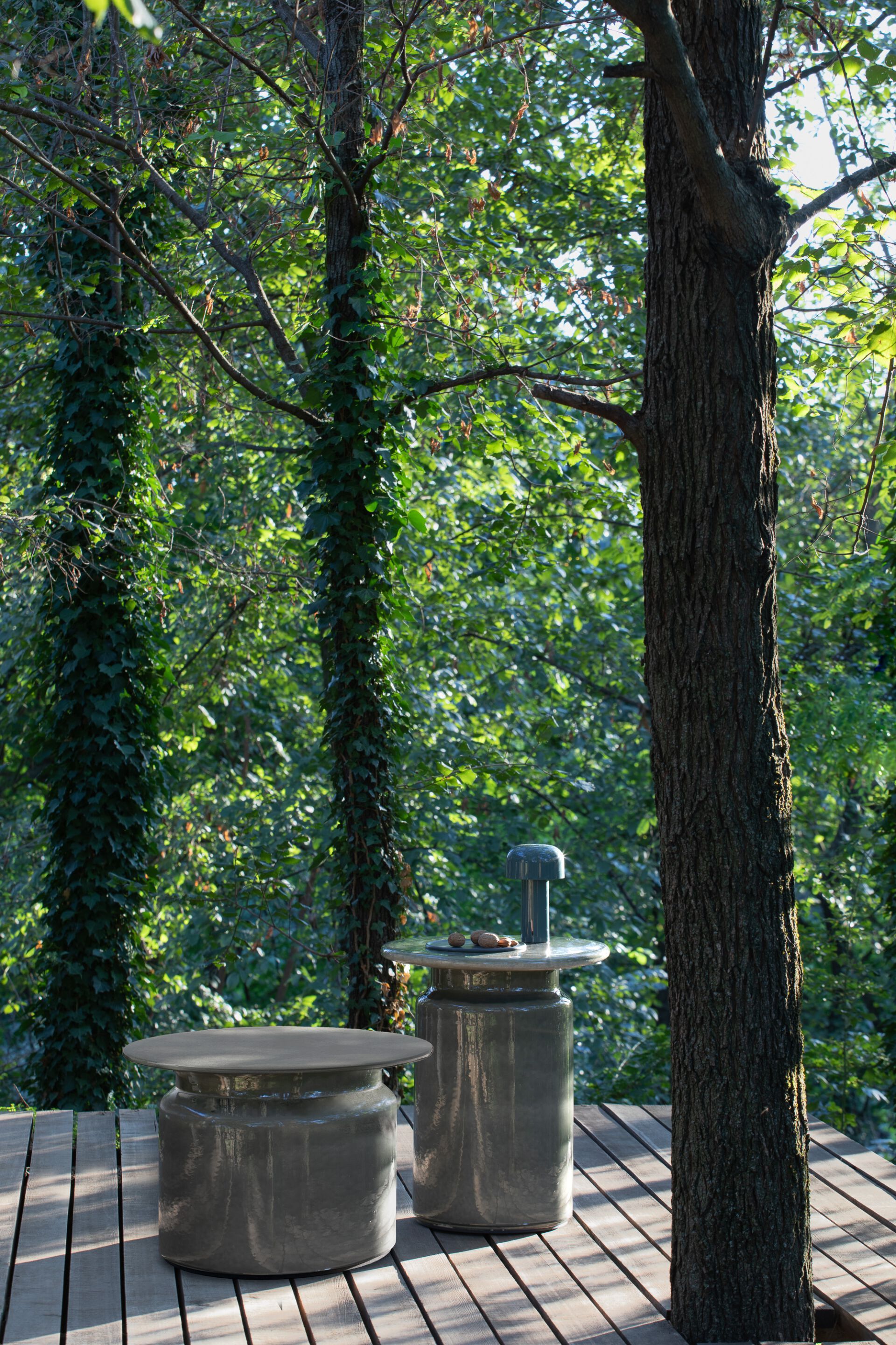 Круглый керамический садовый журнальный столик Atmosphera Panarea ARCH-00033627 - Вид №5