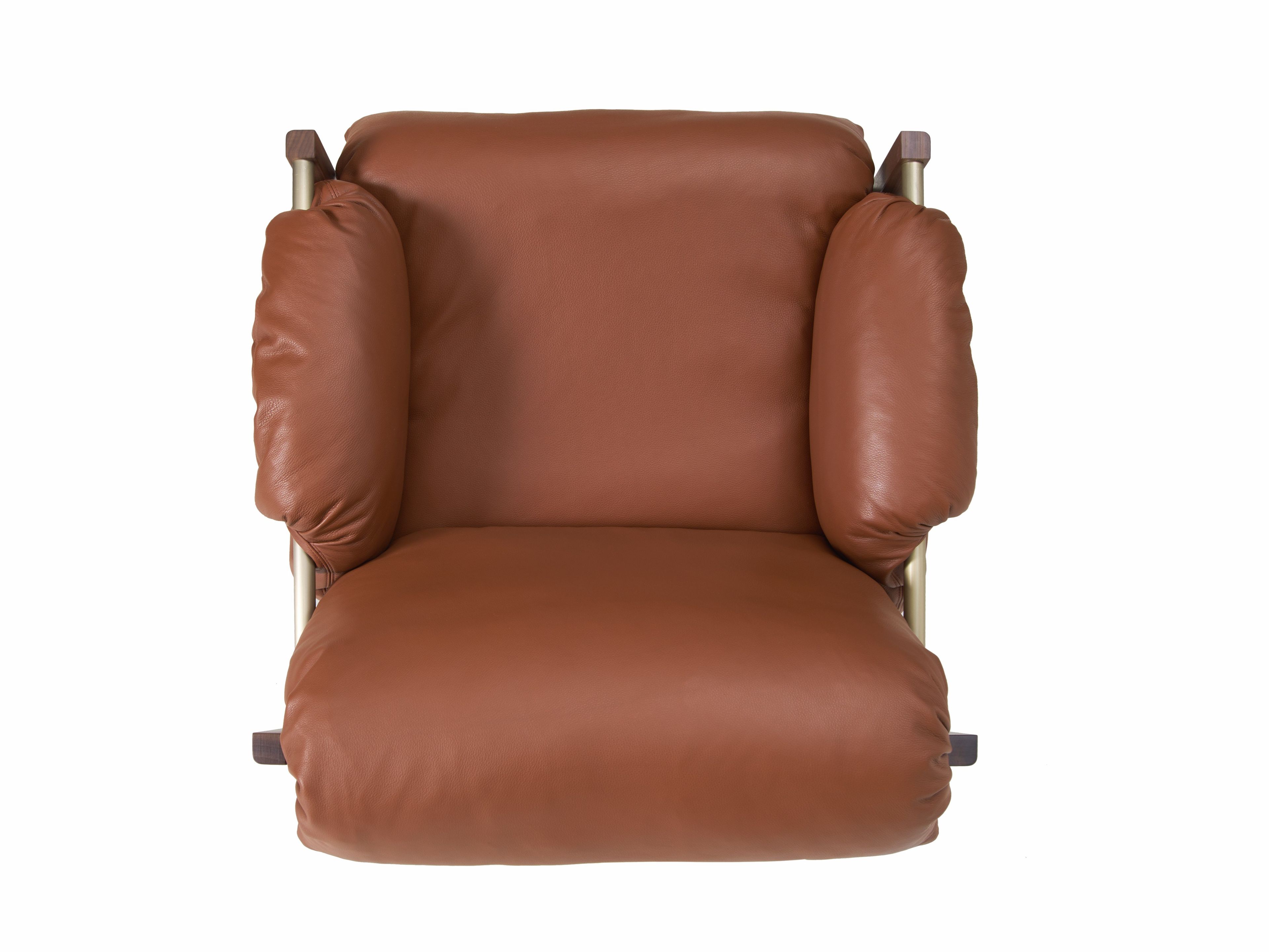 Кожаное клубное кресло с подлокотниками BassamFellows Слинг ARCH-00103401 - Вид №5