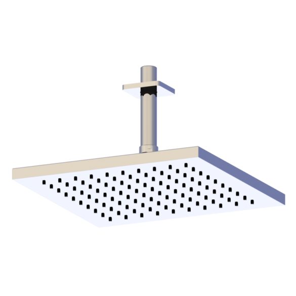 43538 Душевая лейка 250 x 250 мм, толщина 14 мм / потолочный монтаж HORUS Range Naja 