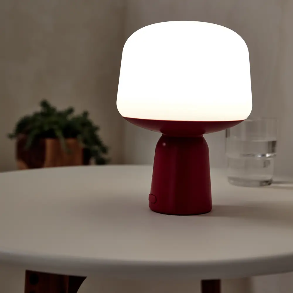 Светильник Inspire Luno LED USB 120 Лм 4000 К IP44, цвет красный 89107886 STLM-2135513 