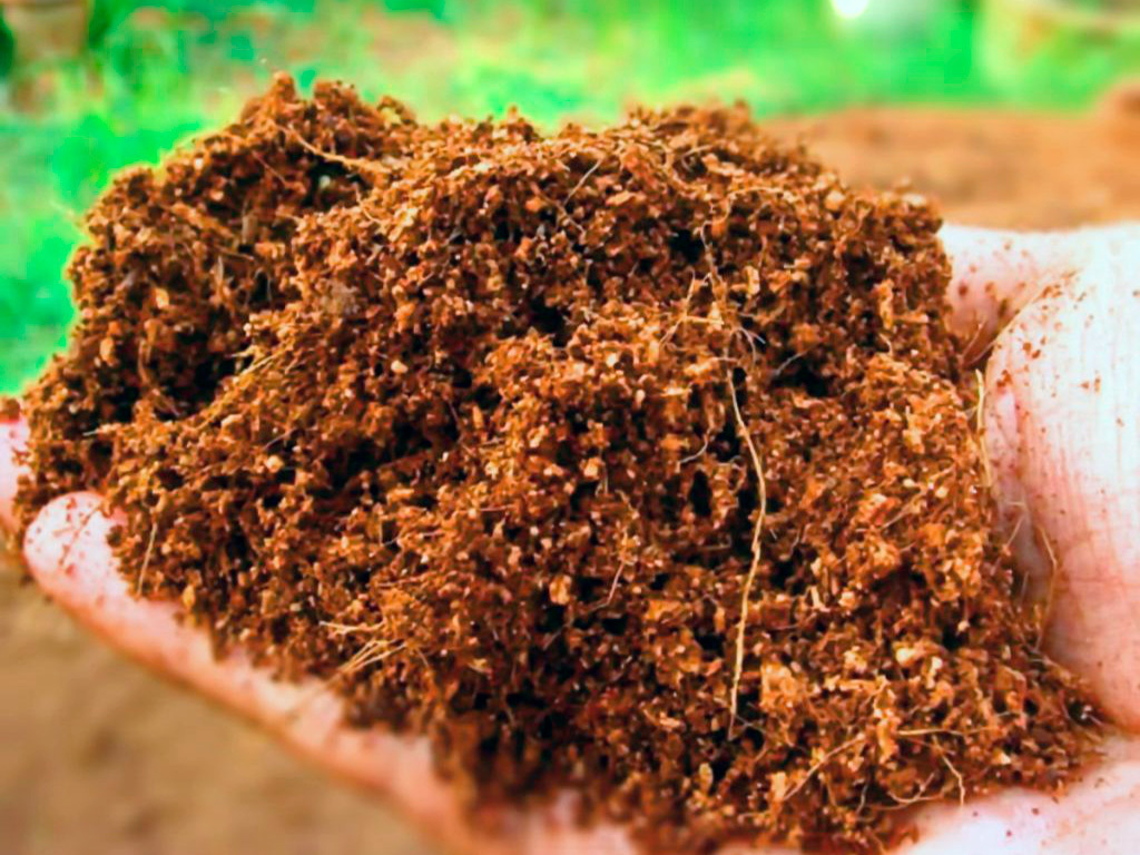 Кокосовый субстрат Орехнин, брикет 165 литров ГеоПластБорд GPBST-239 - Вид №1