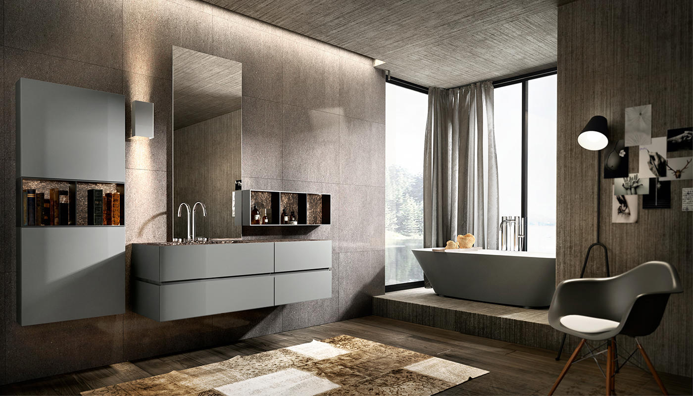 ED-ST29 Edone Встраиваемая раковина Venere ВСТРОЕННЫЙ БАК Интегрированная верхняя часть ванны Venere с отделкой Laminam  - Вид №6