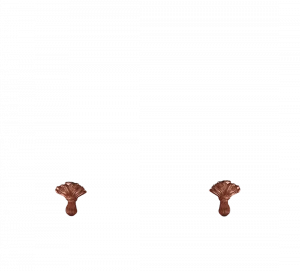 Gentry Home Bexley Cast iron bathtubs with feet Цветочная медь GH102535