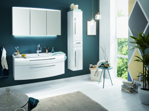 Speed1000(722/161) Комплект мебели Puris Speed, 1000 мм, цвет белый высокоглянцевый