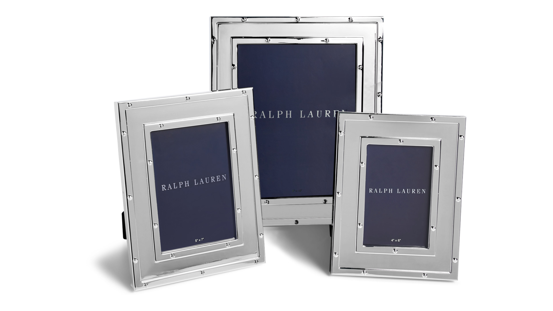 10652171 Ralph Lauren Home Рамка для фото Ralph Lauren Home "Бликер" 13x18см (посеребрение) Латунь  - Вид №4
