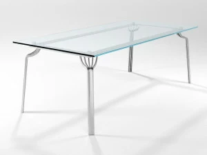 Barel Прямоугольный обеденный стол из хрусталя