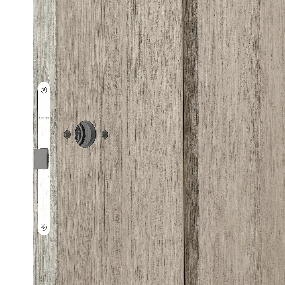 Дверь межкомнатная глухая Artens Мария 70x200 см ПВХ цвет шимо с замком в комплекте 82401332 STLM-2080545  - Вид №2